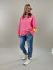 Sweater Namaste gestreift in Pink/Rosa Artikel 6144
