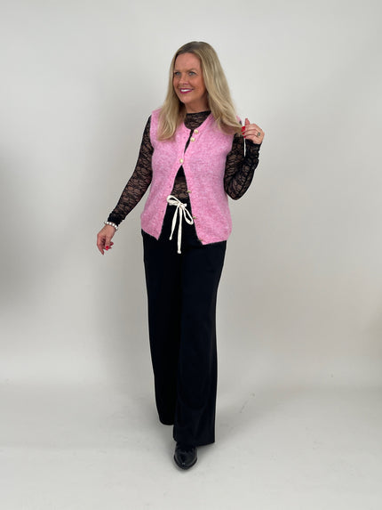 Weste Goldknöpfe in Candypink Art. 6575