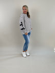 Sweater Namaste gestreift in Schwarz/Offwhite Artikel 6146