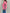 Sweatjacke Streifen in Pink/Rosa Artikel 6106