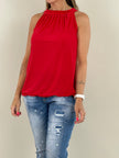 Neckholder Top Uni Kofferstoff in versch. Farben Artikel 3540