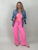 Smock-Top Leo in Neonpink