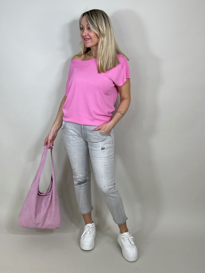 Pullover Kurzarm versch. Farben Artikel 5754