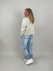 Jacke Velours in Beige