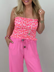 Smock-Top Leo in Neonpink
