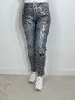 Jeans mit Leo-Aufdruck Artikel 3860