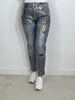 Jeans mit Leo-Aufdruck Artikel 3860