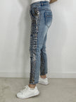 Jeans mit Leo-Aufdruck Artikel 3860