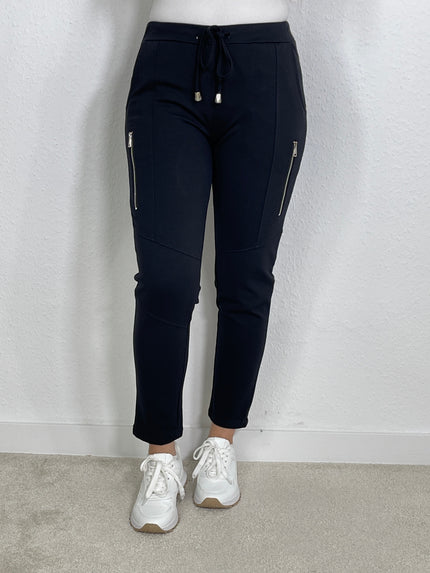 Hose mit Reißverschluss-Details in versch. Farben Artikel 3094