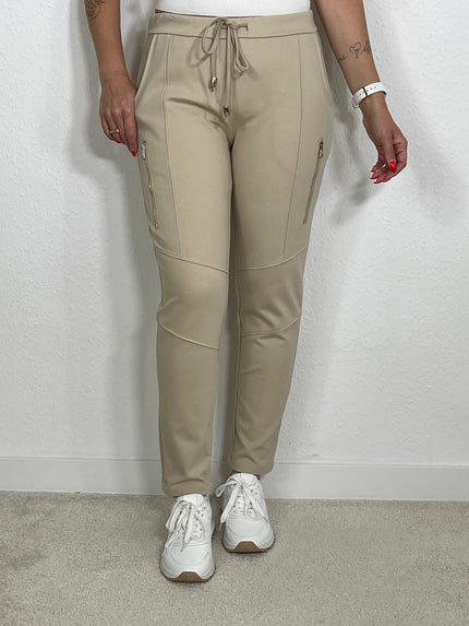 Hose mit Reißverschluss-Details in versch. Farben Artikel 3094