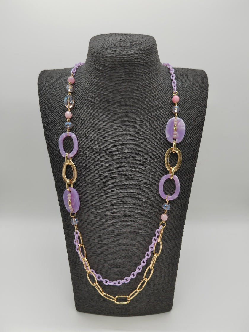 Kette mit Details in Bunt versch. Farben Artikel 5299