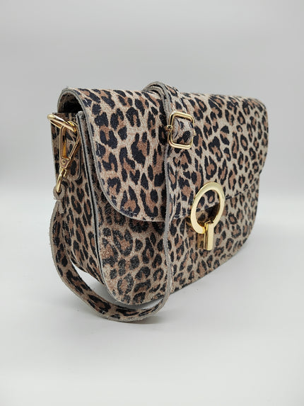 Tasche Wildleder in Leo Beige Artikel 5363