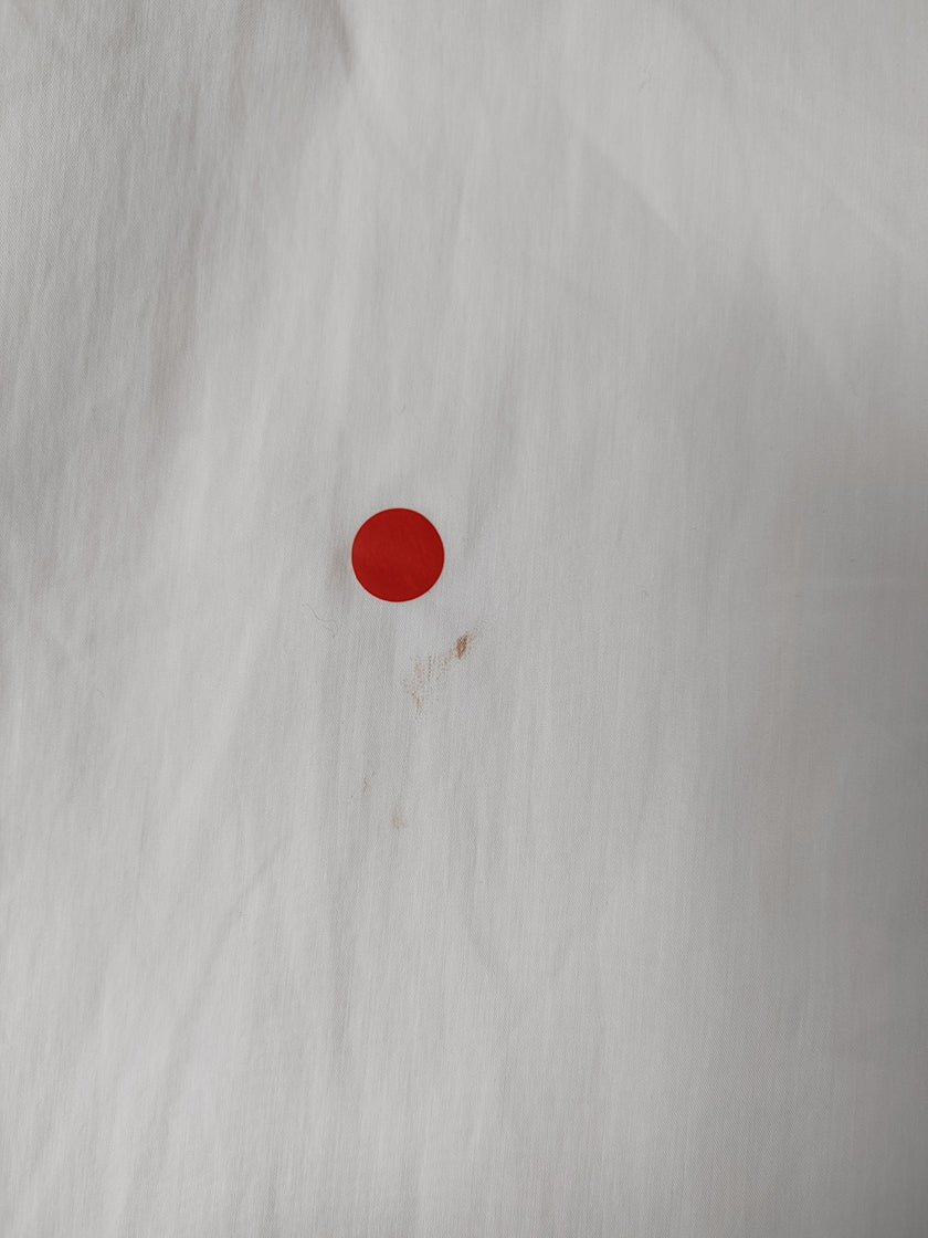 B-WARE Bluse Classic mit Schriftzug am Ärmel in Weiß Artikel 5371