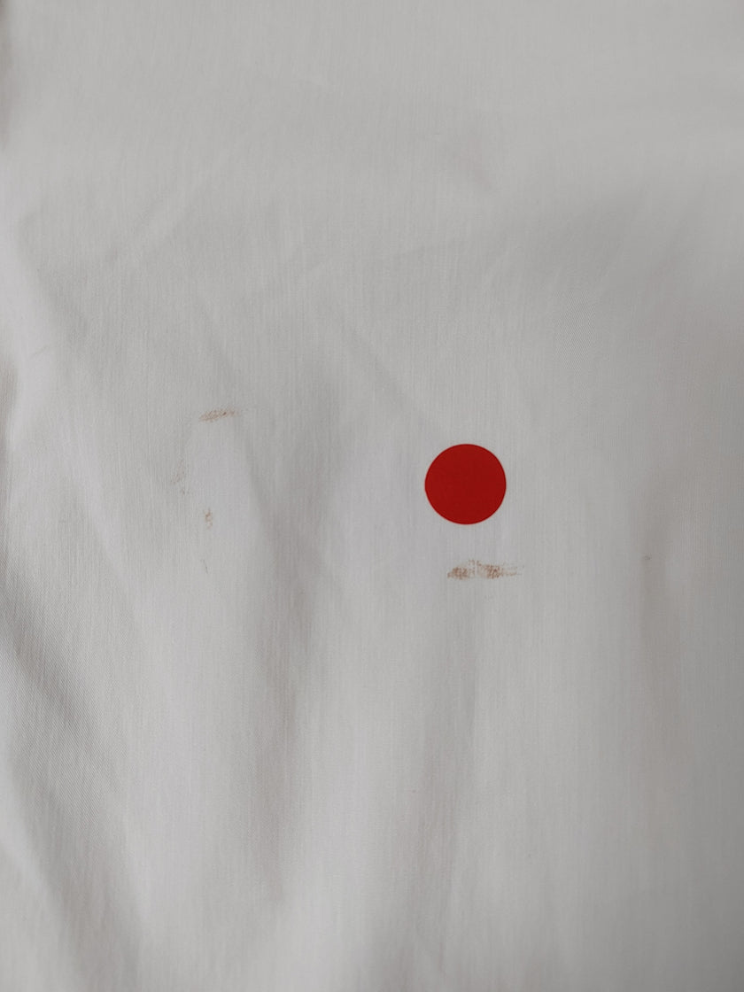 B-WARE Bluse Classic mit Schriftzug am Ärmel in Weiß Artikel 5371