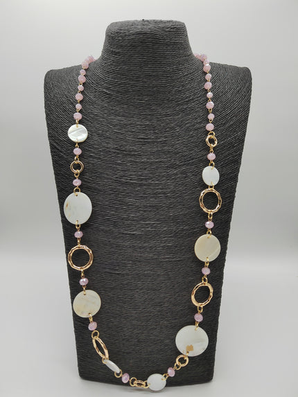 Kette mit goldenen Gliedern und Shell Artikel 5531