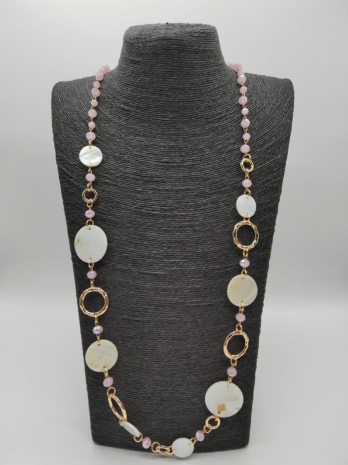 Kette mit goldenen Gliedern und Shell Artikel 5531