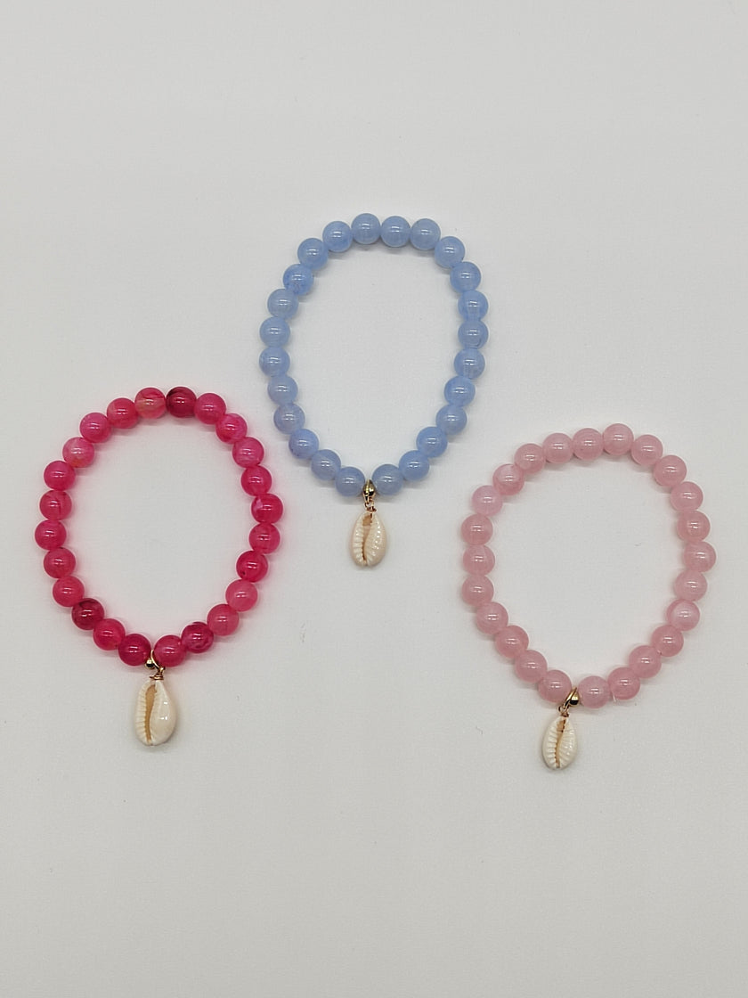 Armband mit Muschel in versch. Farben Artikel 5534