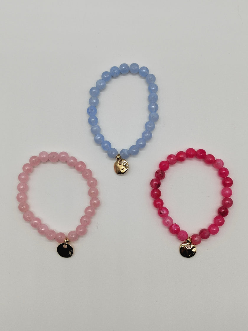 Armband mit Anhänger in versch. Farben Artikel 5535