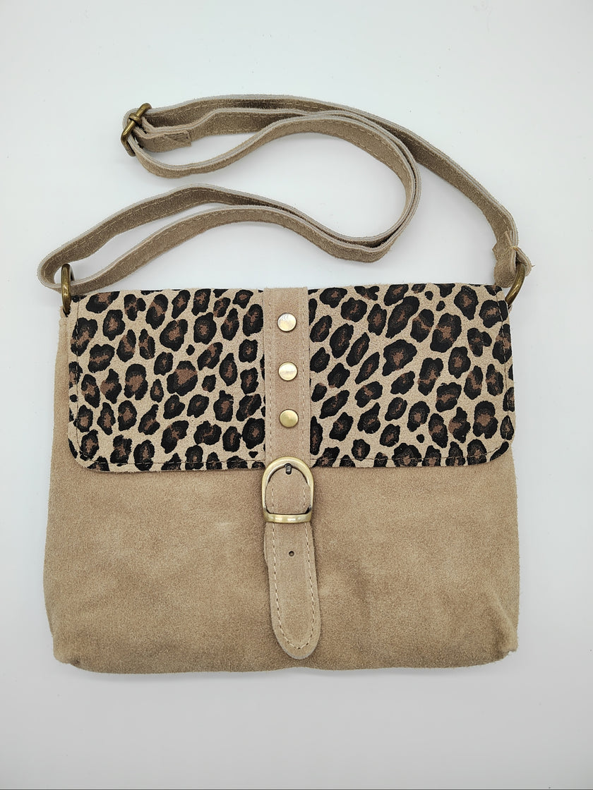 Tasche klein Wildleder mit Leo in versch. Farben Artikel 5569
