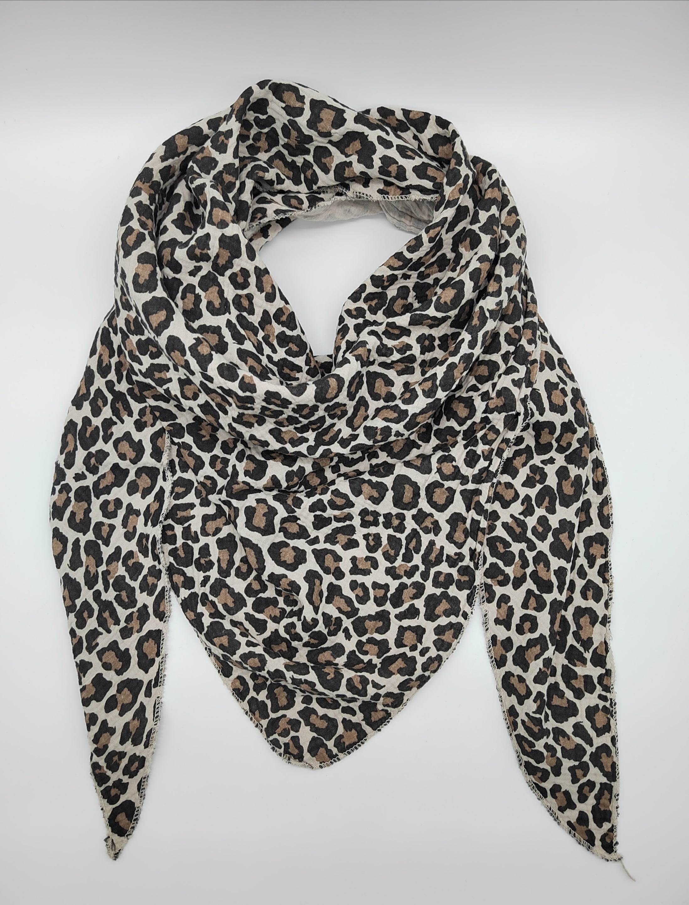 Dreiecks-Tuch Musselin Leo in versch. Farben Artikel 5580