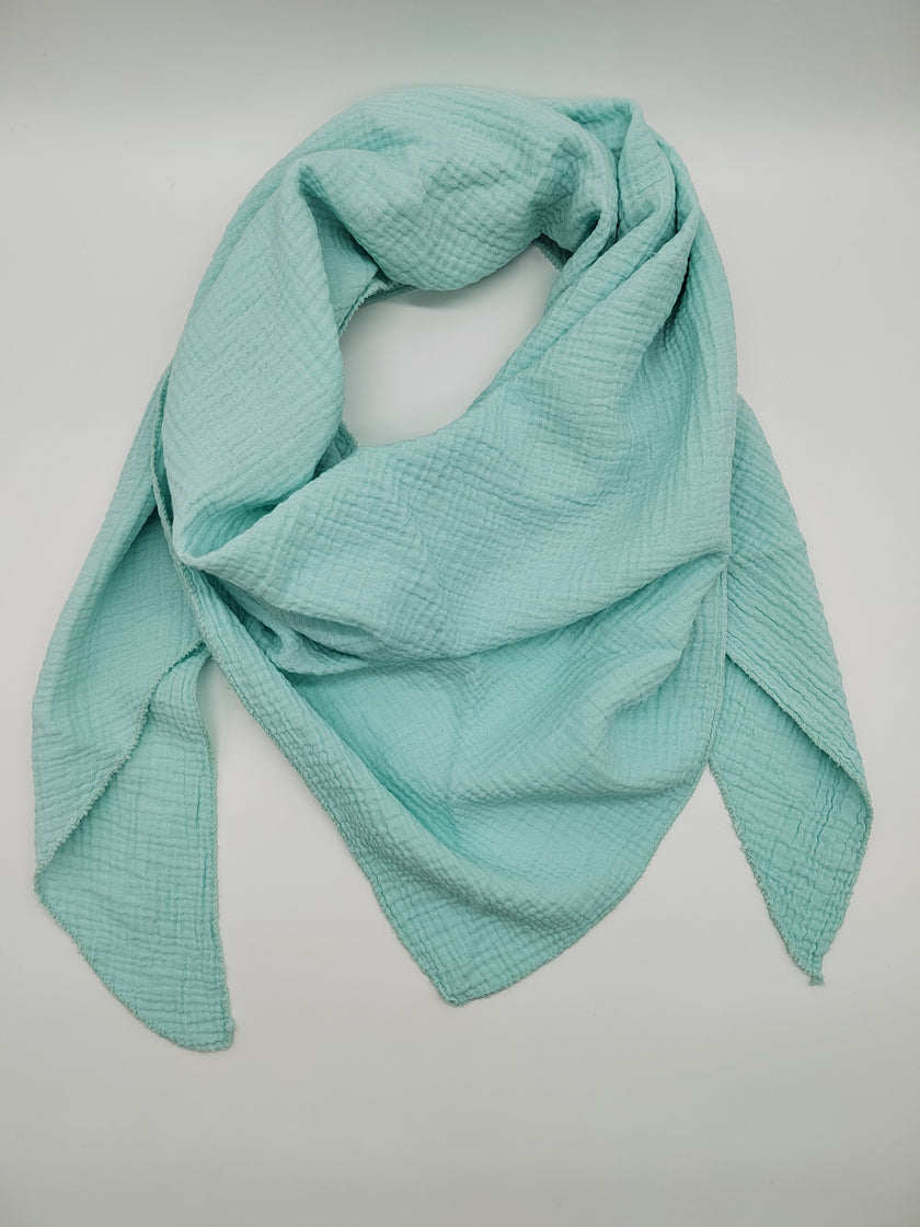 Dreiecks-Tuch Musselin in versch. Farben Artikel 5562