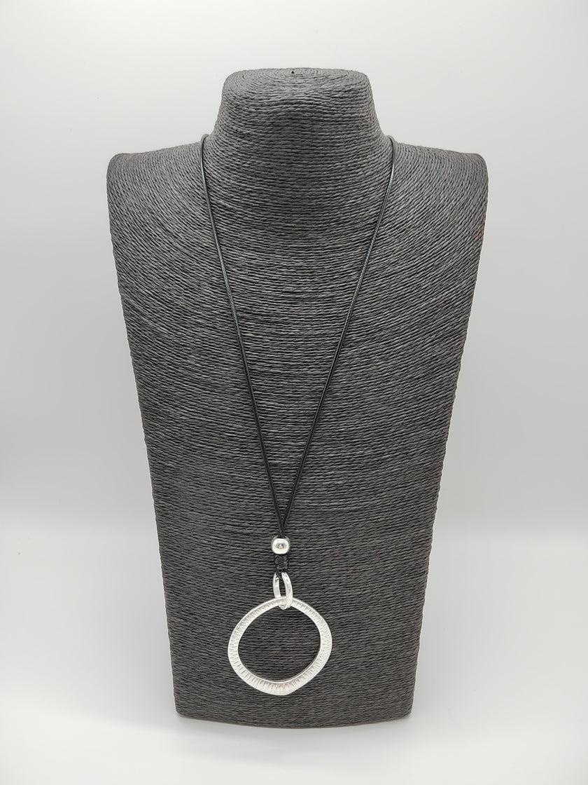 Kette Lang mit Anhänger in Silber