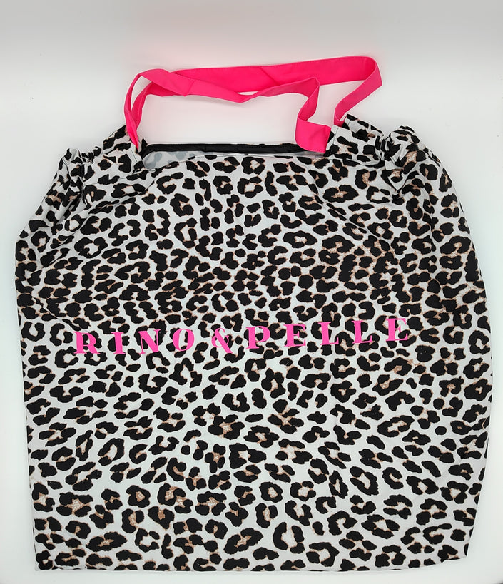 Shopper von Rino&Pelle Faltbar mit Leo-Print Artikel 5638