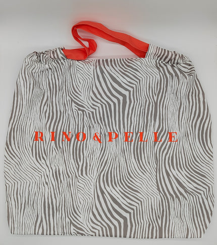 Shopper von Rino&Pelle Faltbar mit Zebra-Print Artikel 5639