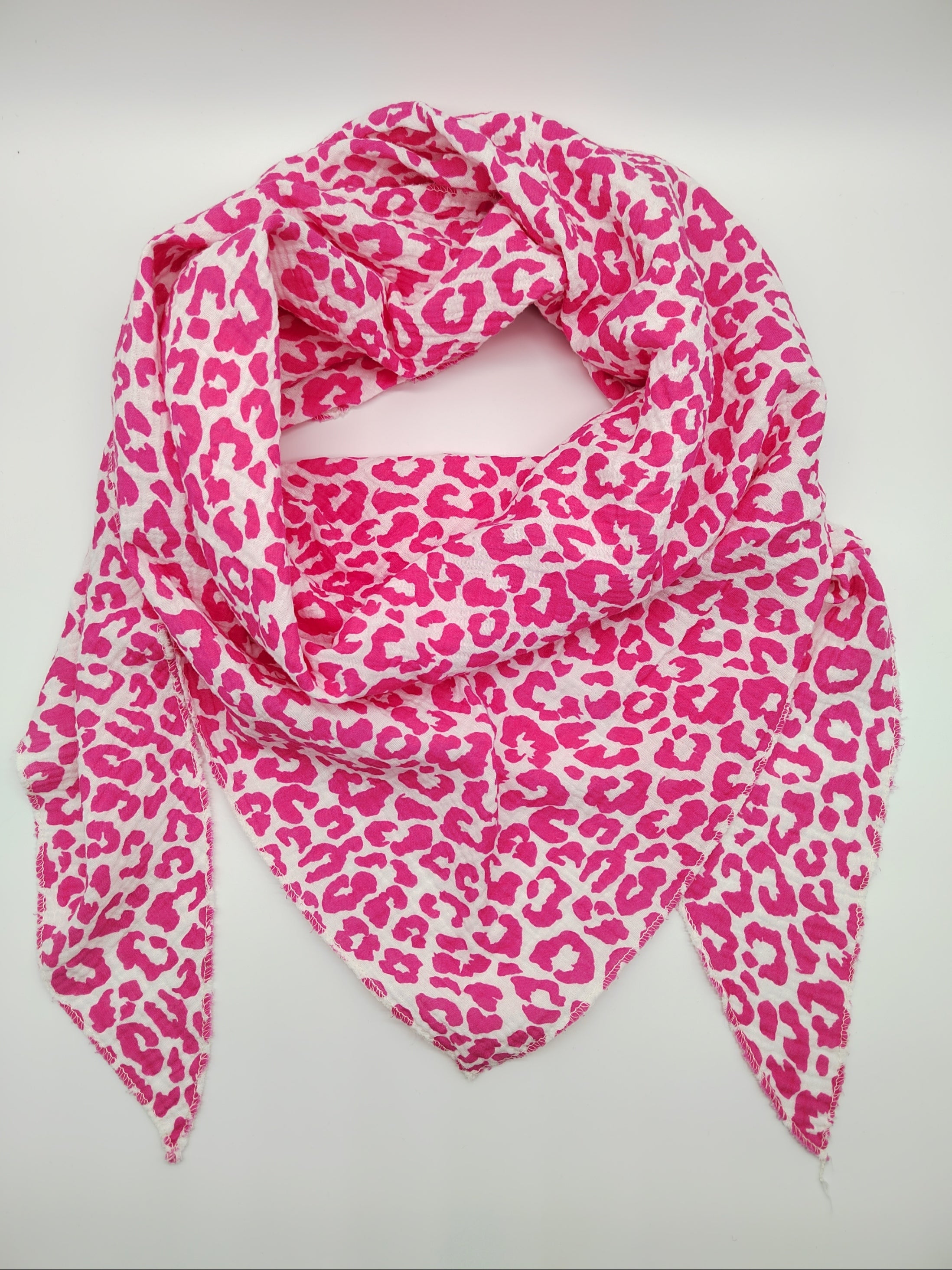 Dreiecks-Tuch Musselin Leo in versch. Farben Artikel 5580
