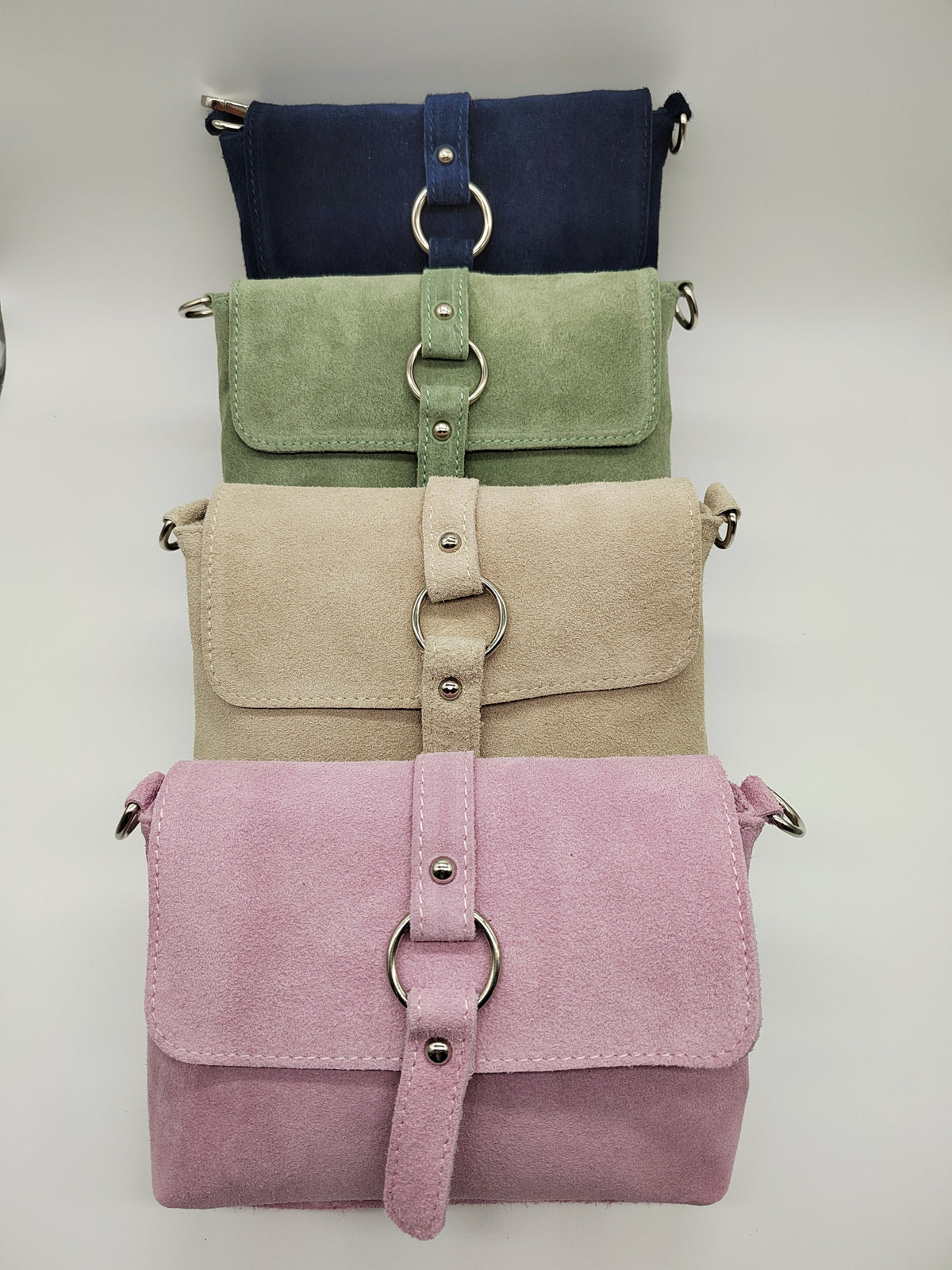 Tasche klein Wildleder in versch. Farben