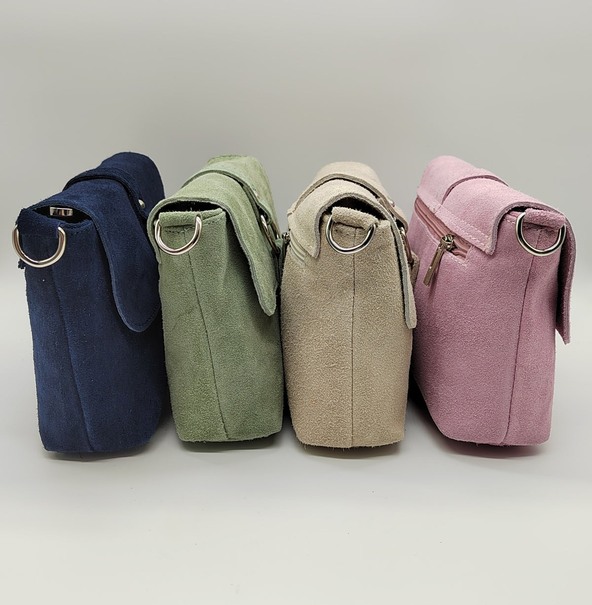 Tasche klein Wildleder in versch. Farben