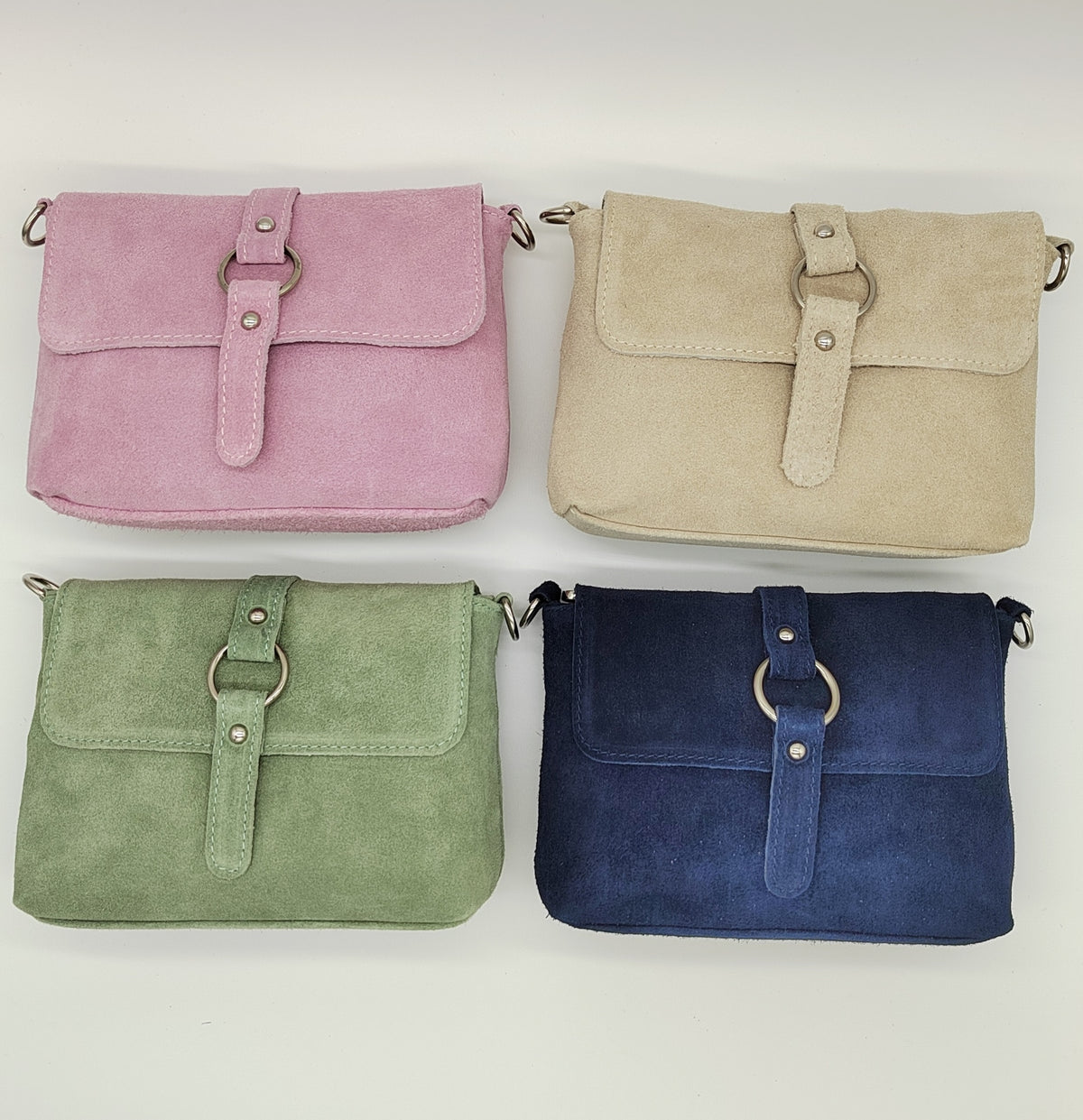 Tasche klein Wildleder in versch. Farben