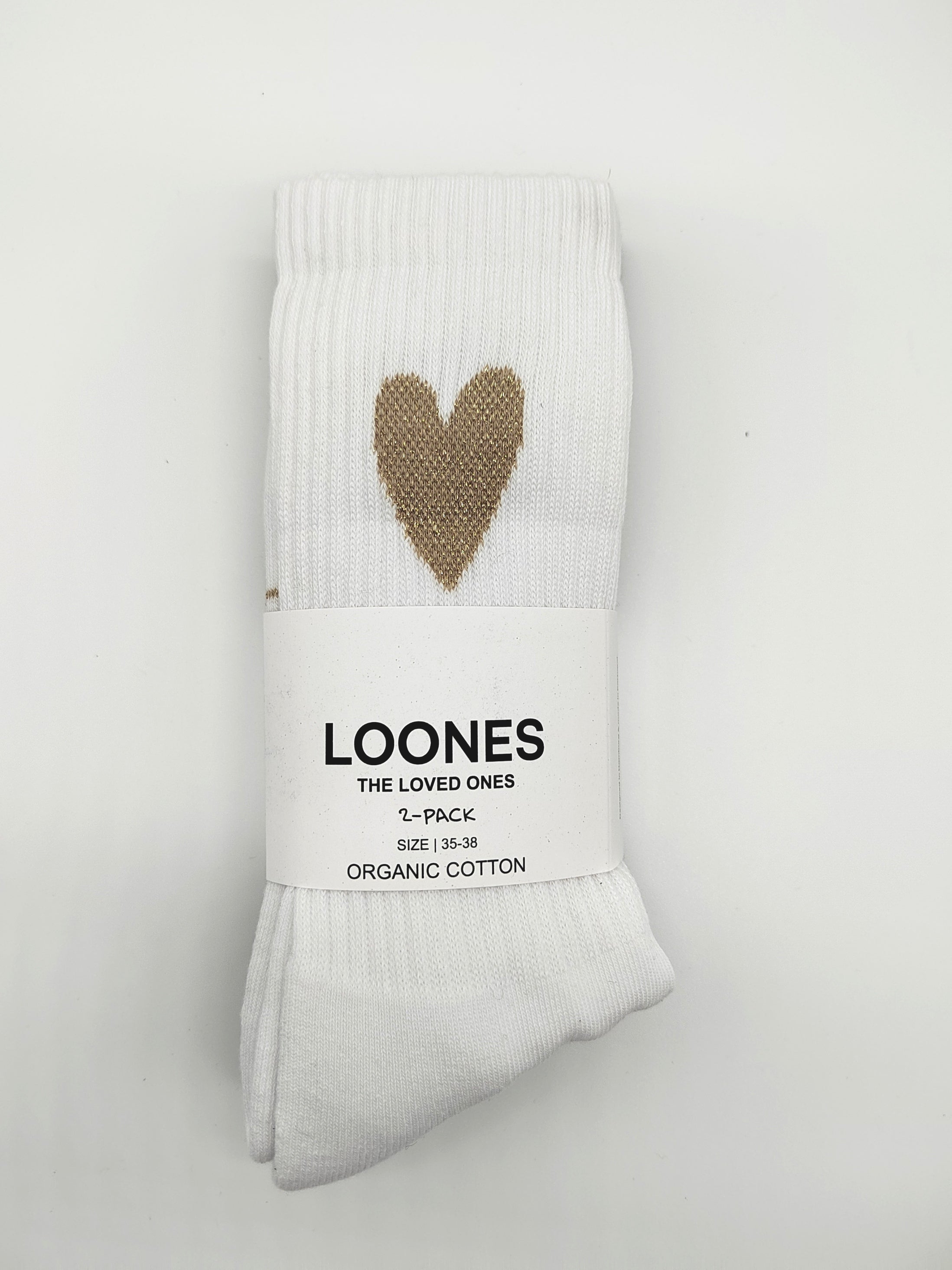 Socken Big Heart 2er-Pack von Loones Artikel 5705