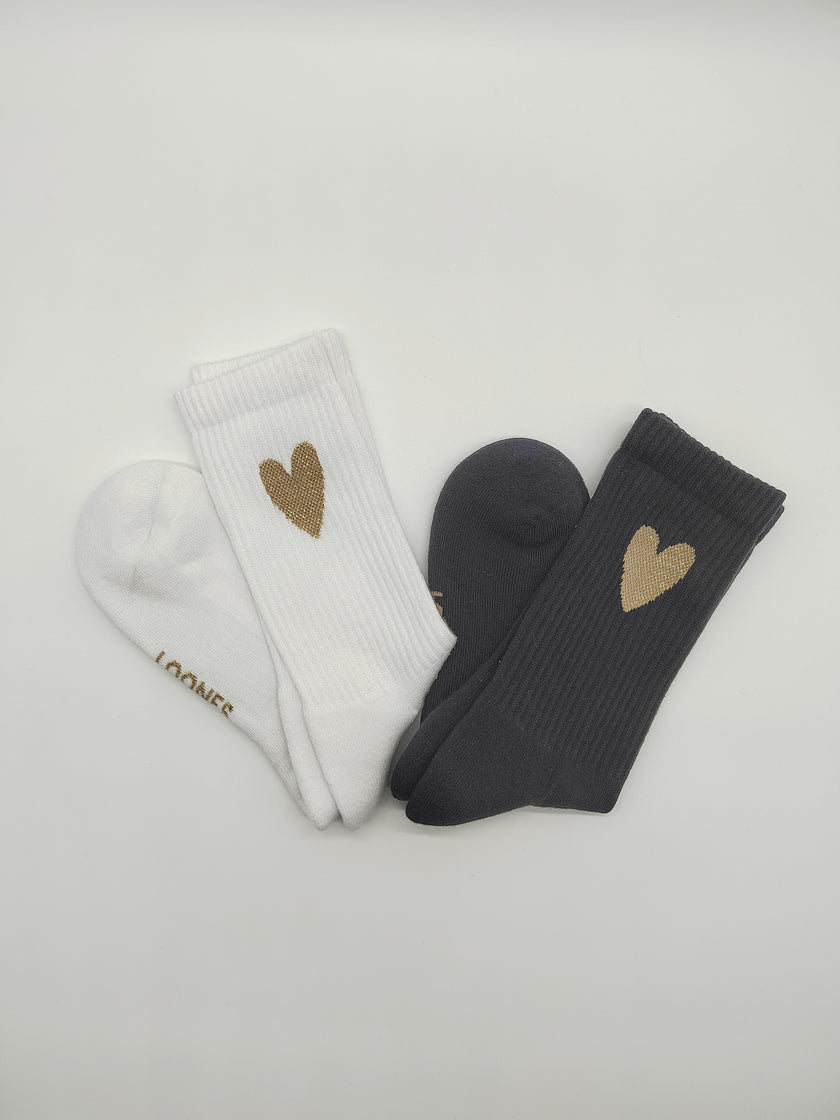 Socken Big Heart 2er-Pack von Loones Artikel 5705