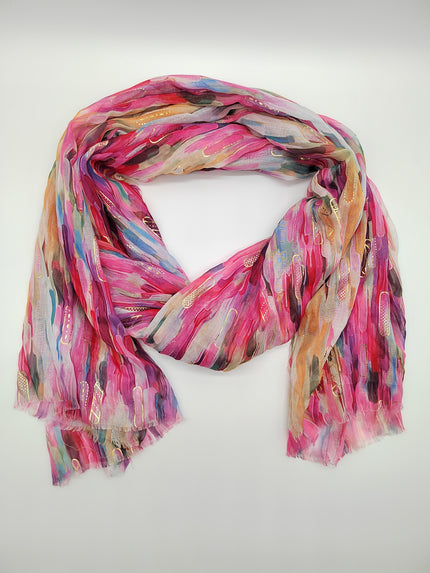 Tuch mit Multi Colour in versch. Farben Artikel 5711