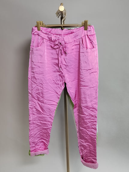 Jogpants Uni mit Schimmer-Effekt in versch. Farben Artikel 3712