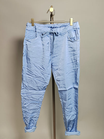 Jogpants Uni mit Schimmer-Effekt in versch. Farben Artikel 3712