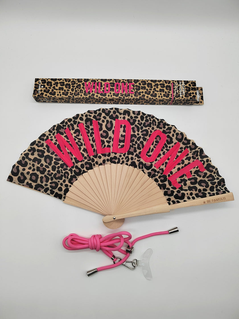 Handfächer inkl. Handykette versch. Modelle Artikel 5761