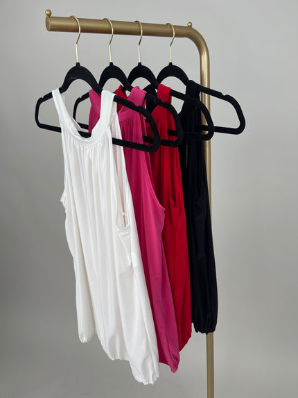 Neckholder Top Kofferstoff Uni in versch. Farben