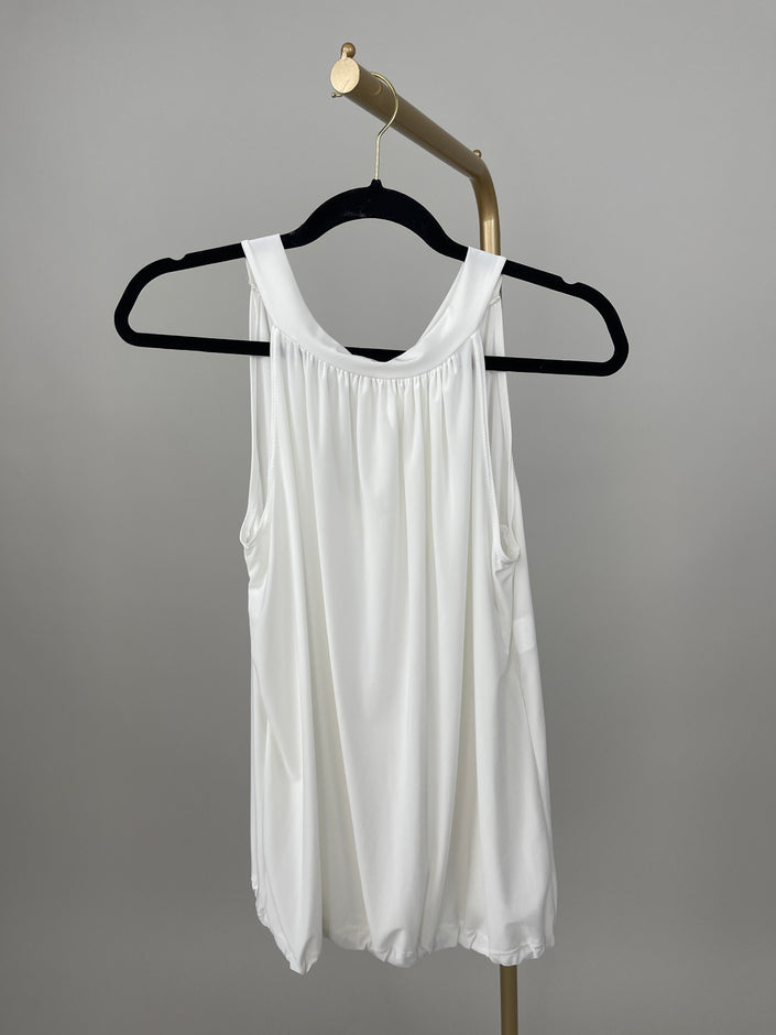 Neckholder Top Kofferstoff Uni in versch. Farben