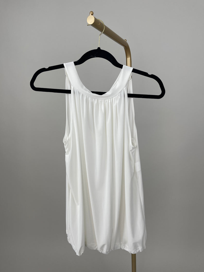 Neckholder Top Kofferstoff Uni in versch. Farben