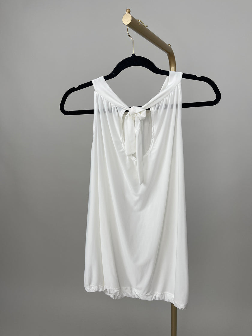 Neckholder Top Kofferstoff Uni in versch. Farben