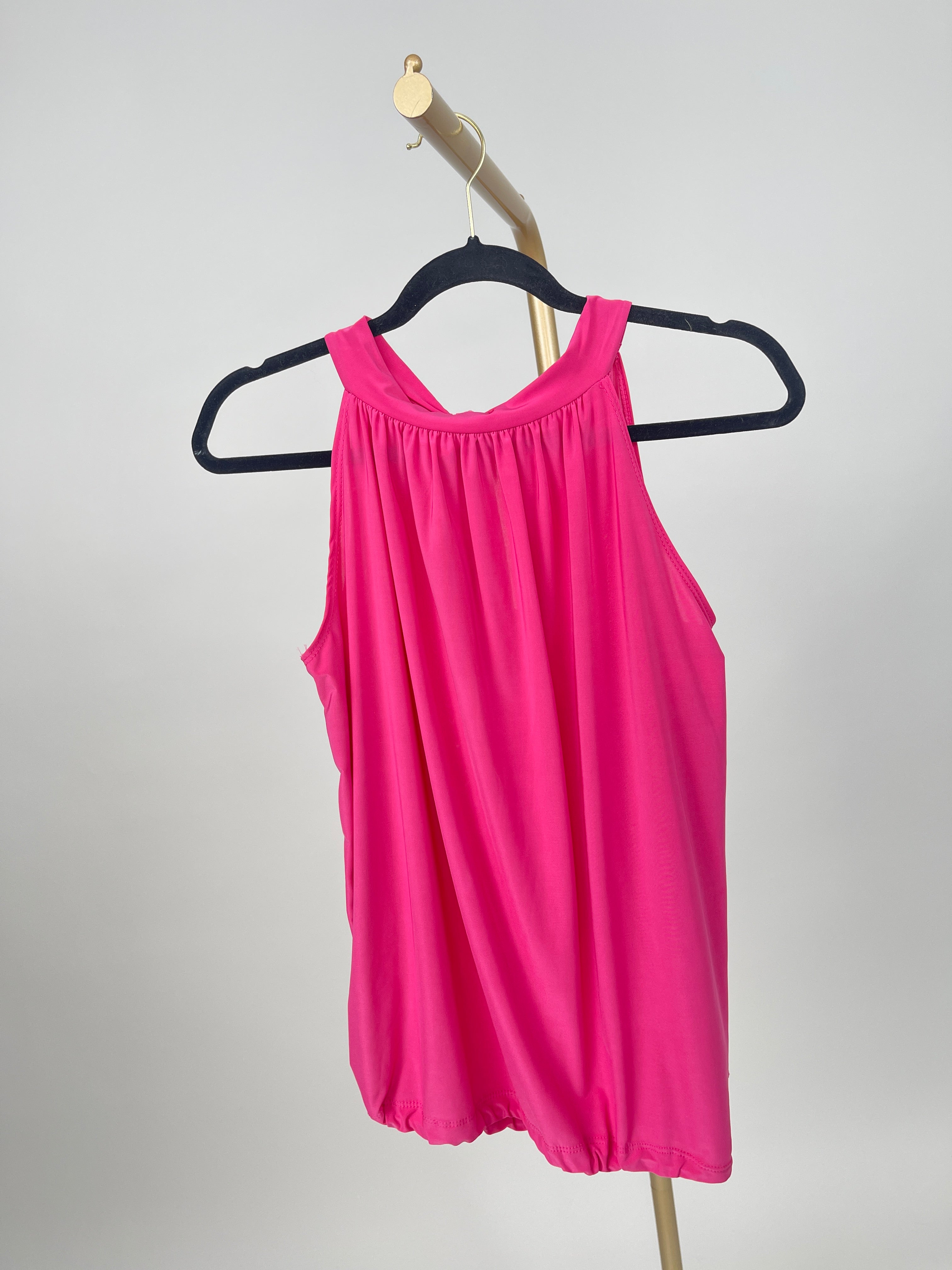 Neckholder Top Kofferstoff Uni in versch. Farben