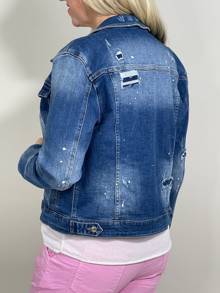 Jeansjacke destroyed Artikel 3956