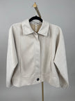Jacke Velours in Beige