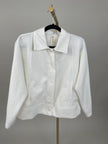 Jacke Velours in Offwhite