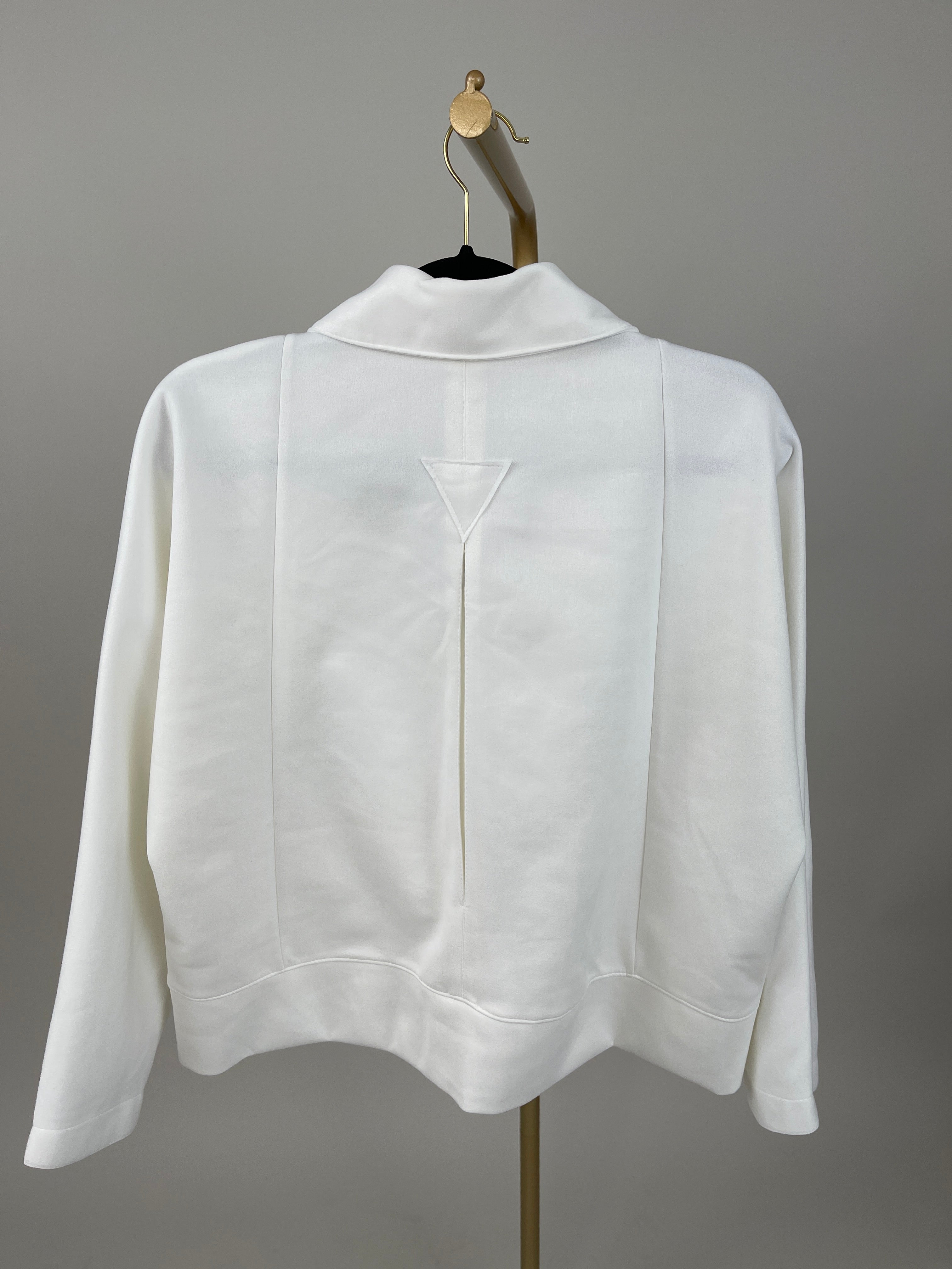 Jacke Velours in Offwhite