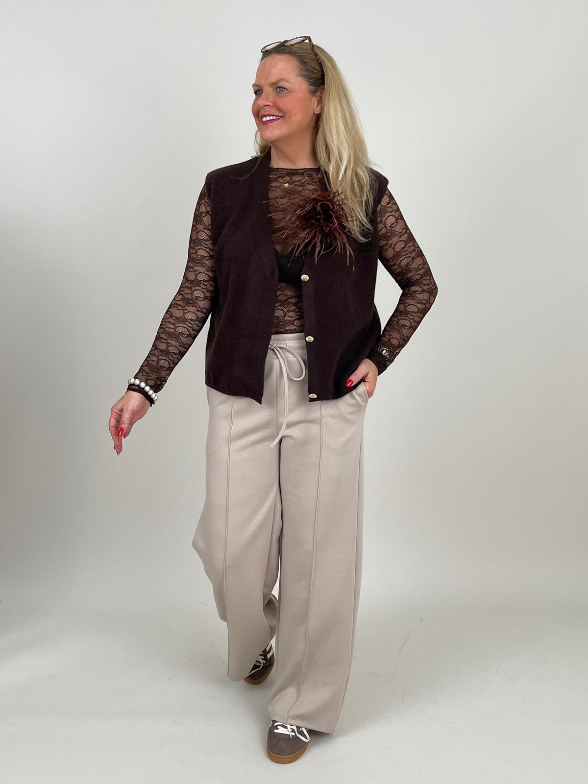 Palazzo Hose Beige