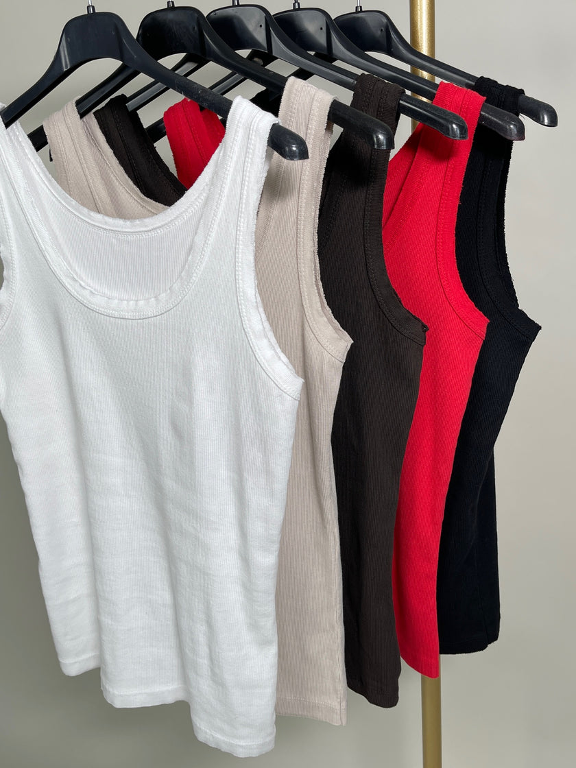 Top Basic gerippt in versch. Farben Artikel 5157