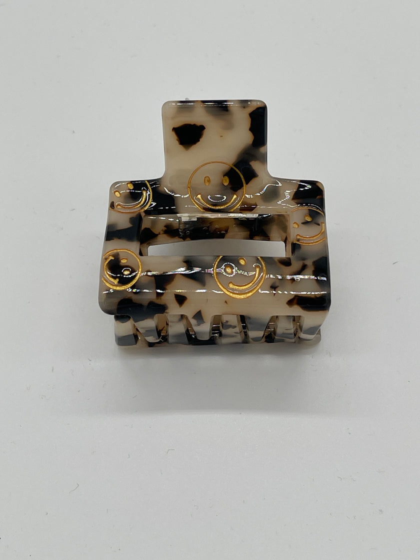 Haarklammer Klein mit Smileys Artikel 5072